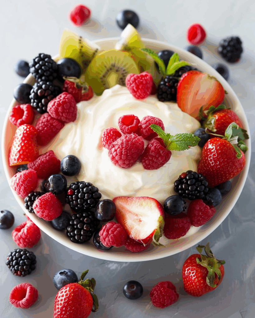 Healthy Greek Yogurt Fruit Dip