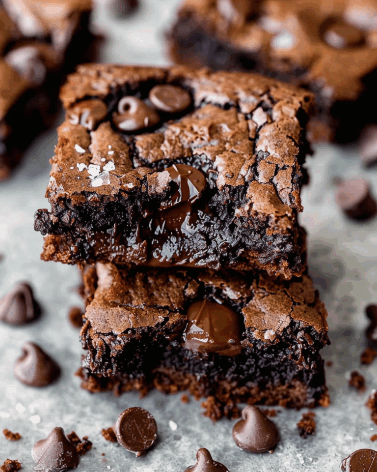 The BEST Fudgy Chewy Brookies