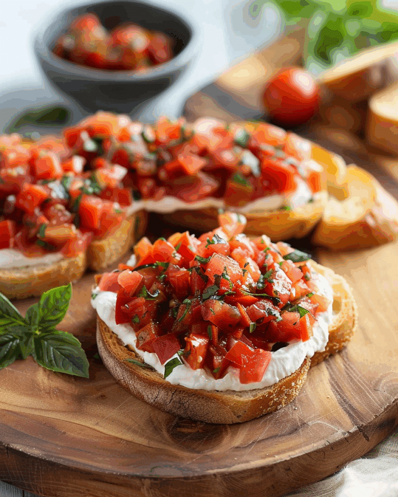 Bruschetta Dip With Crostini