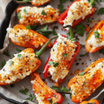 Healthy Cream Cheese Stuffed Mini Peppers