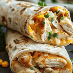 Quick Cheesy Chicken Wrap