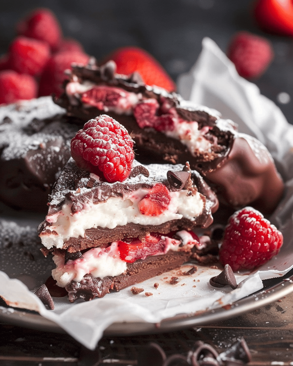 Chocolate Strawberry Yogurt Clusters