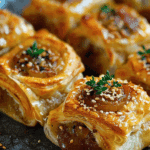 French Onion Sausage Rolls