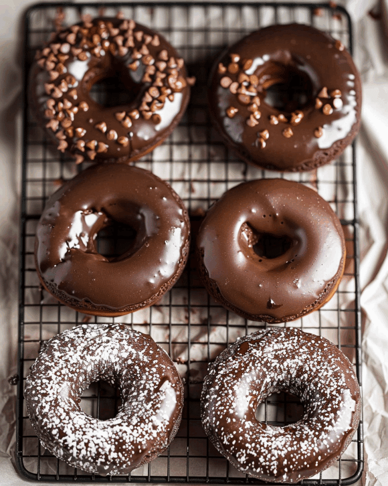 Paleo Chocolate Donuts (Baked, Gluten-Free)