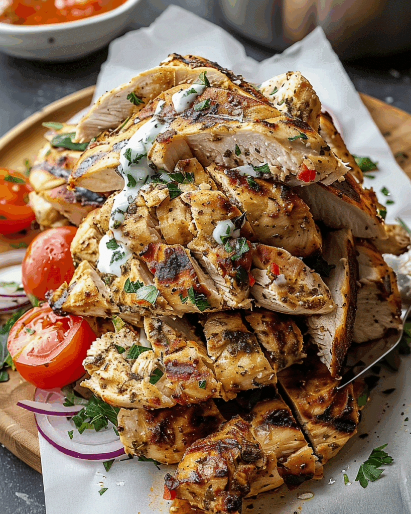 Greek Chicken Gyros