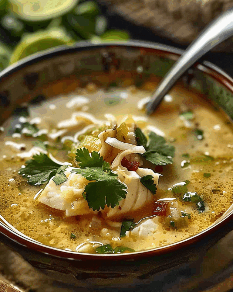 Coconut Lime Fish Soup