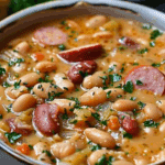 Creamy Bean Soup With Kielbasa