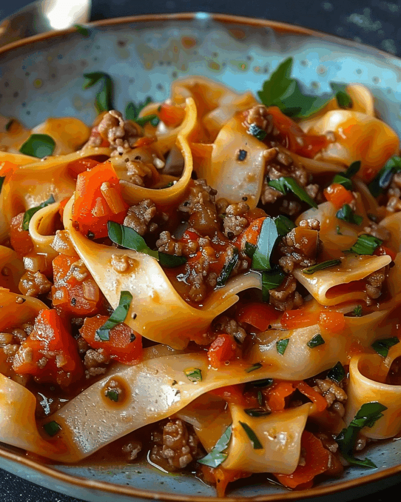 Italian Drunken Noodles