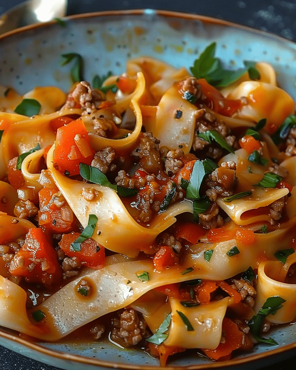 Italian Drunken Noodles