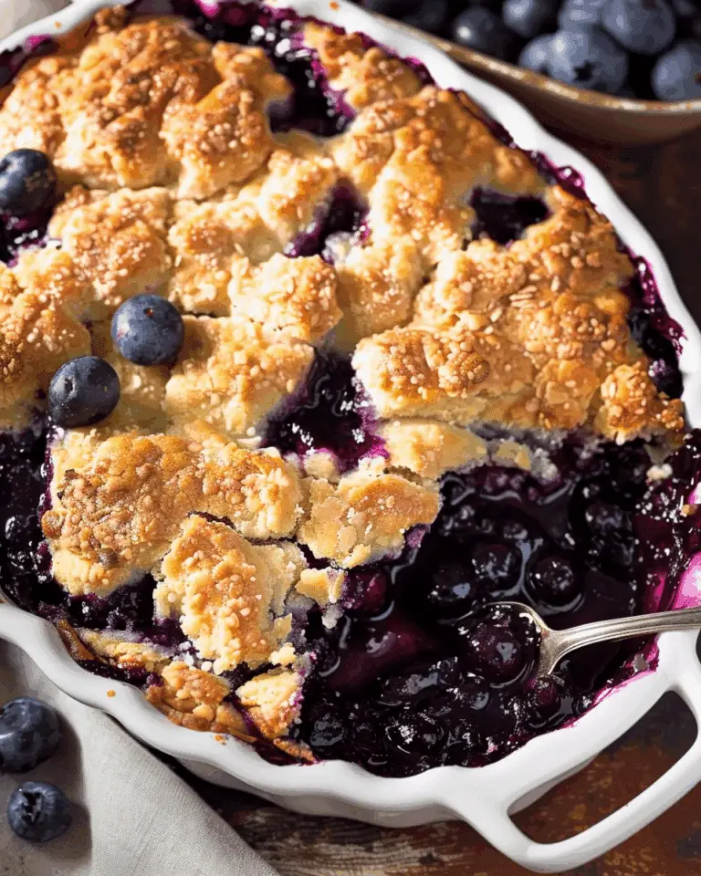 Blueberry Cobbler – A Cozy, Fruity Delight