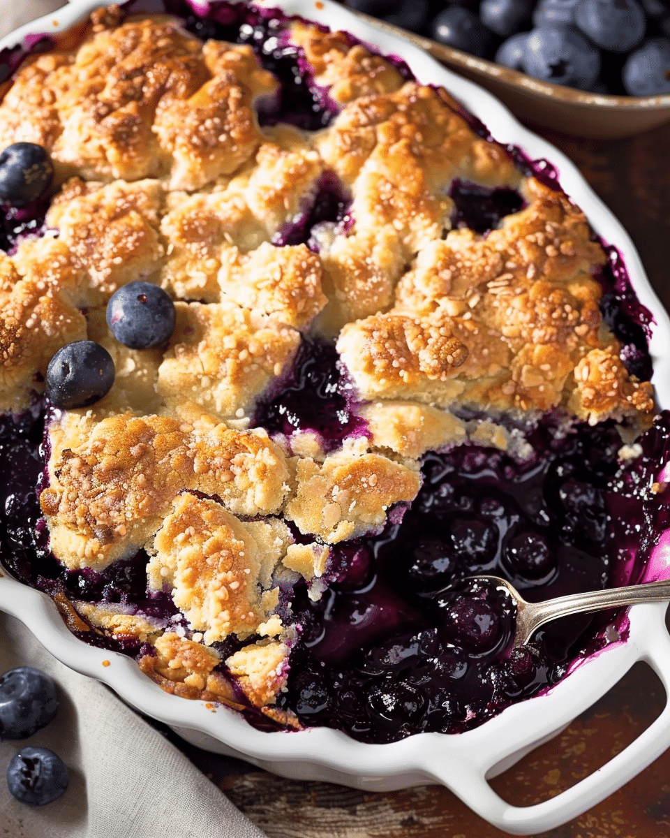 Blueberry Cobbler – A Cozy, Fruity Delight