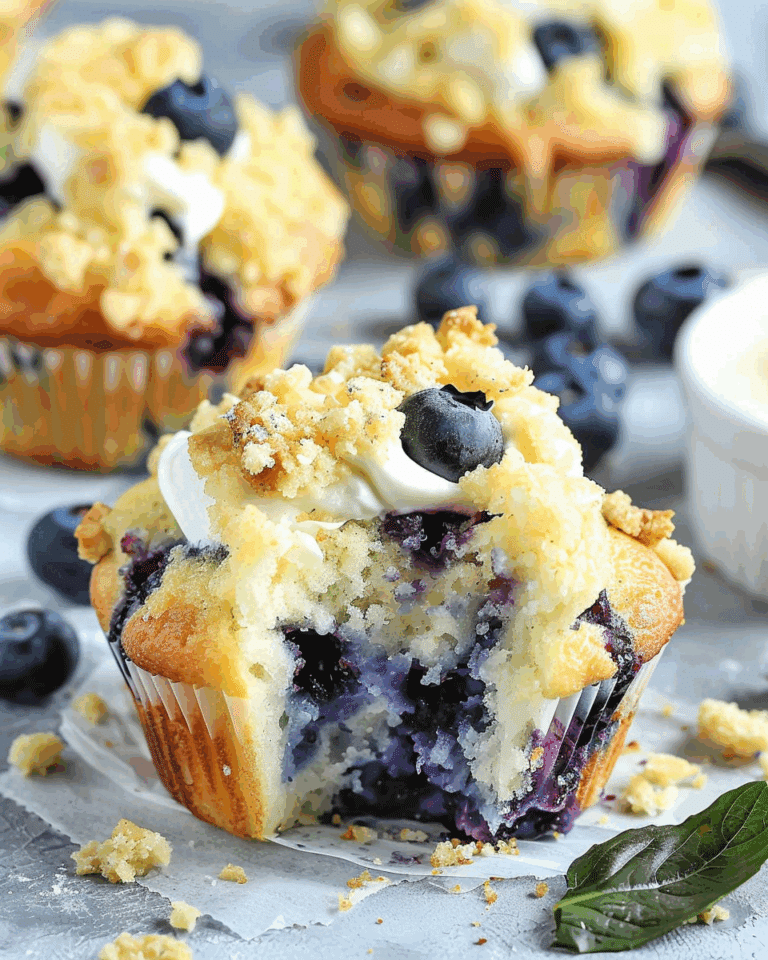 Blueberry Cream Cheese Muffins