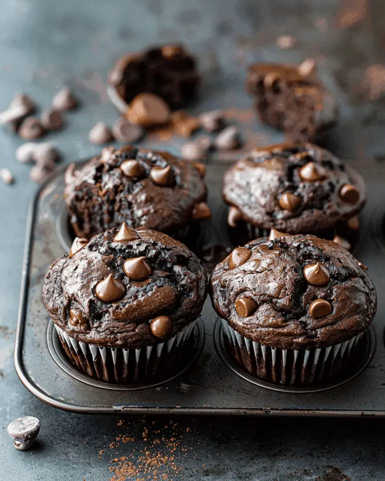 Double Chocolate Muffins
