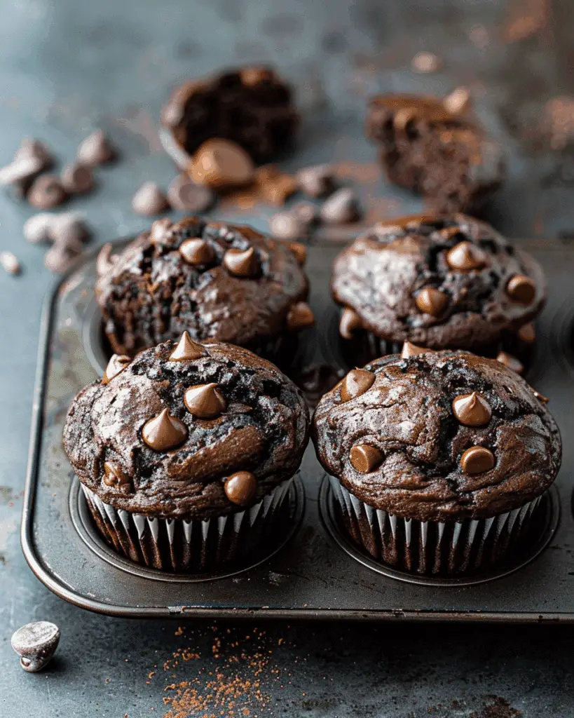 Double Chocolate Muffins