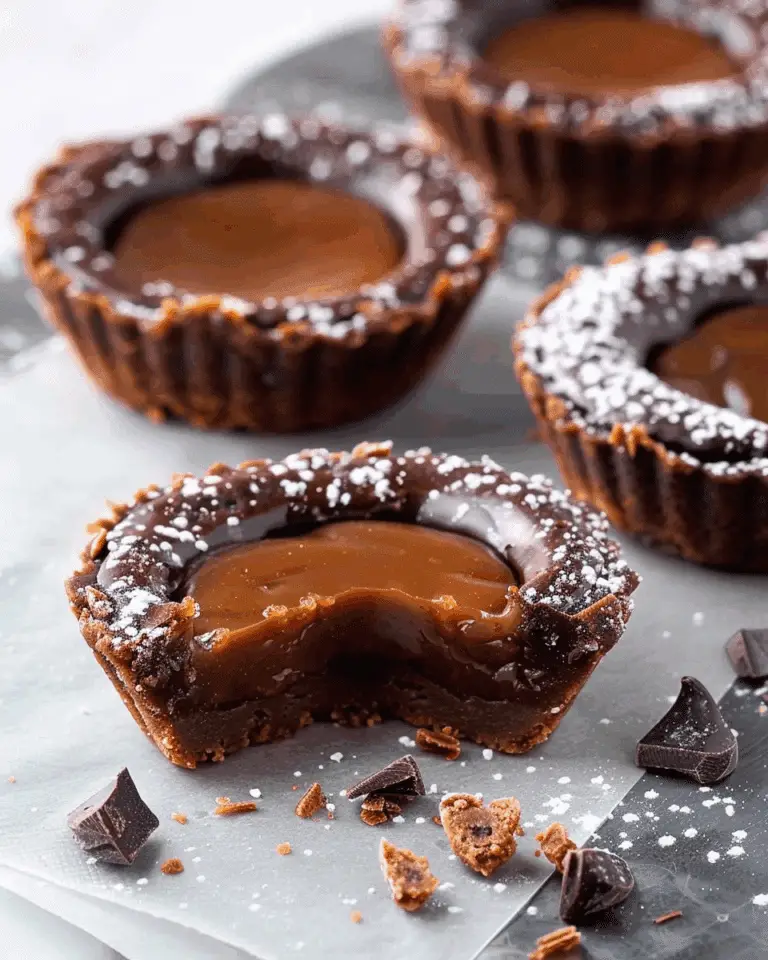 Chocolate Salted Caramel Tarts