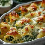Cheesy Spinach Stuffed Shells