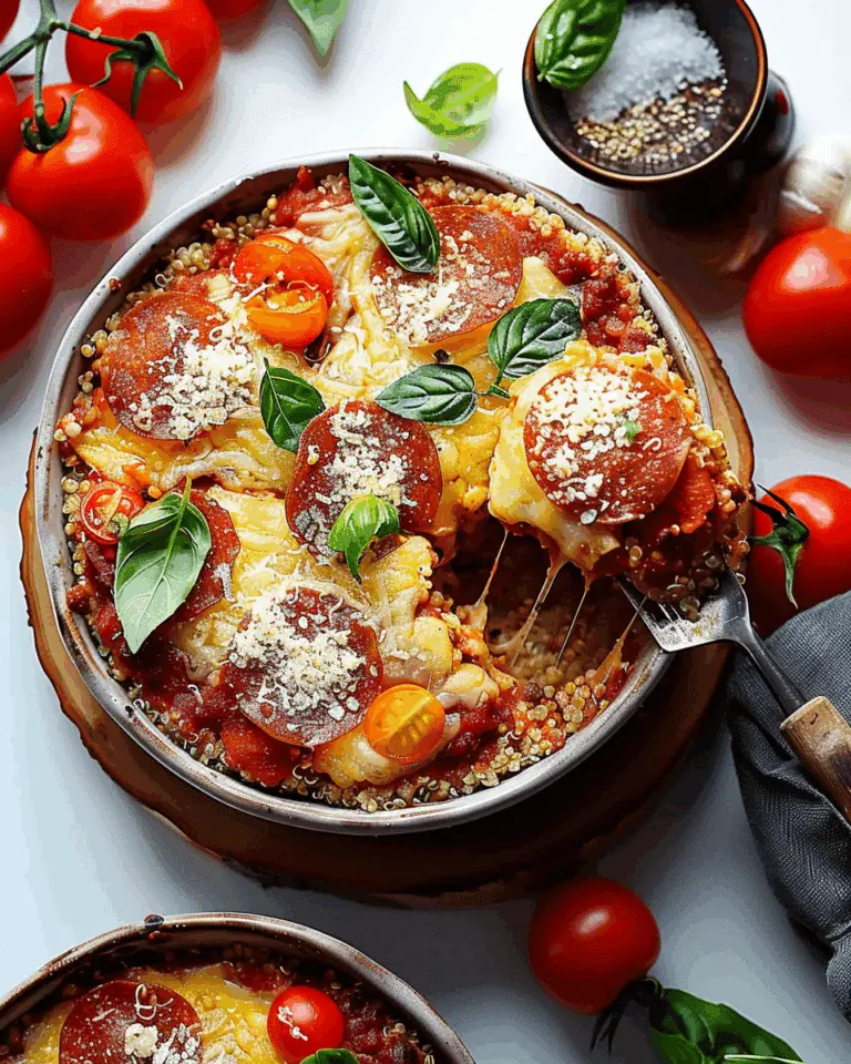 Easy Quinoa Pizza Bowls