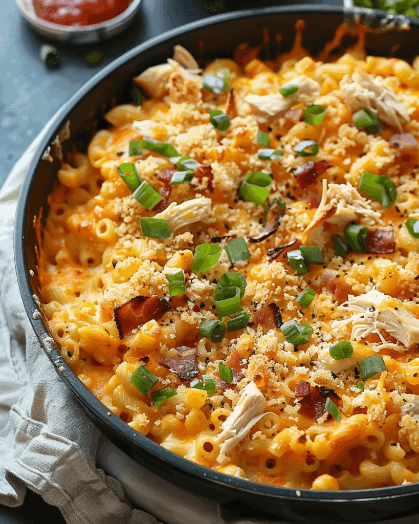 Buffalo Chicken Macaroni and Cheese