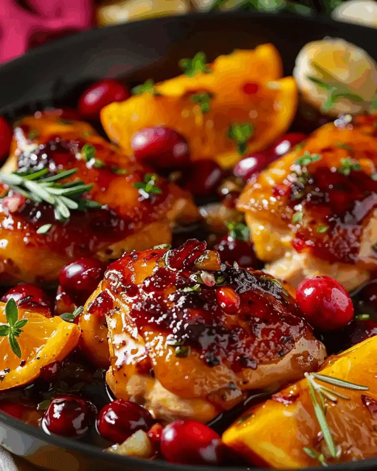 Cranberry Orange Chicken