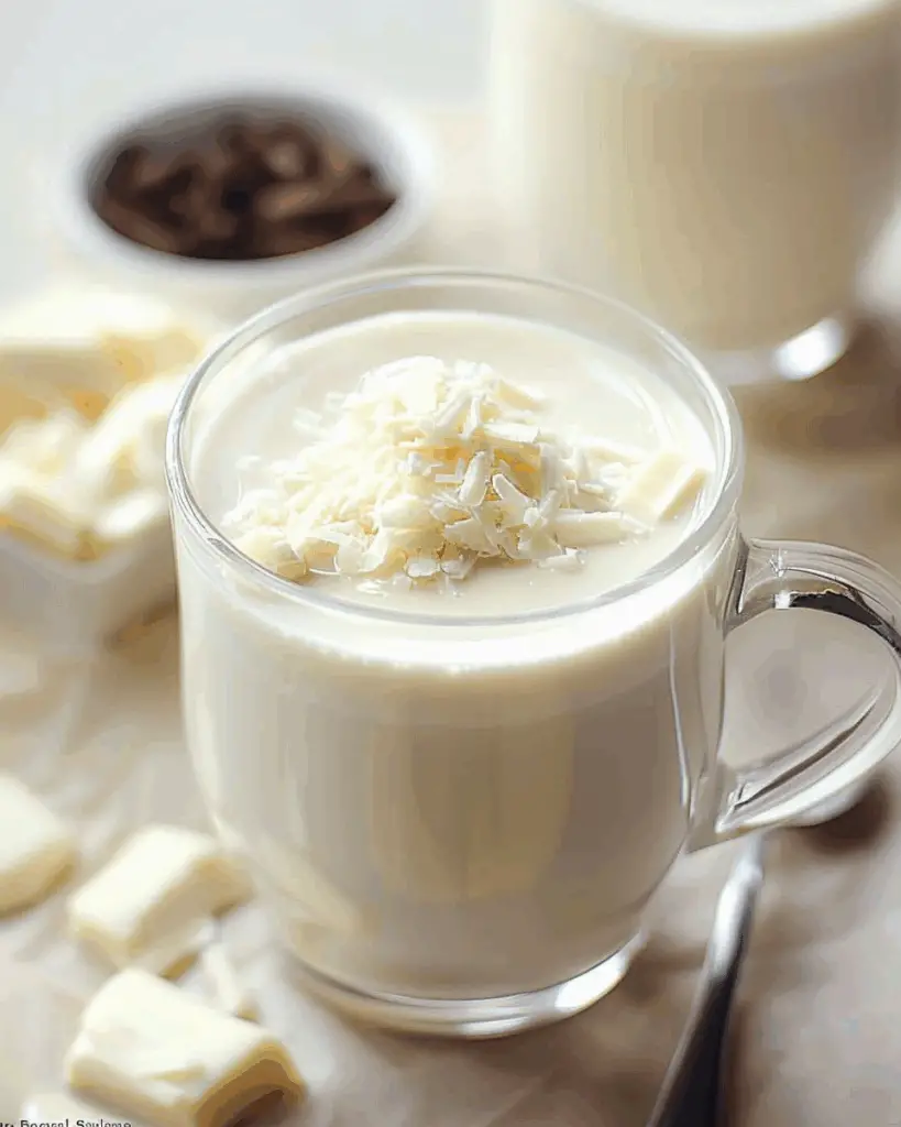 Homemade White Hot Chocolate