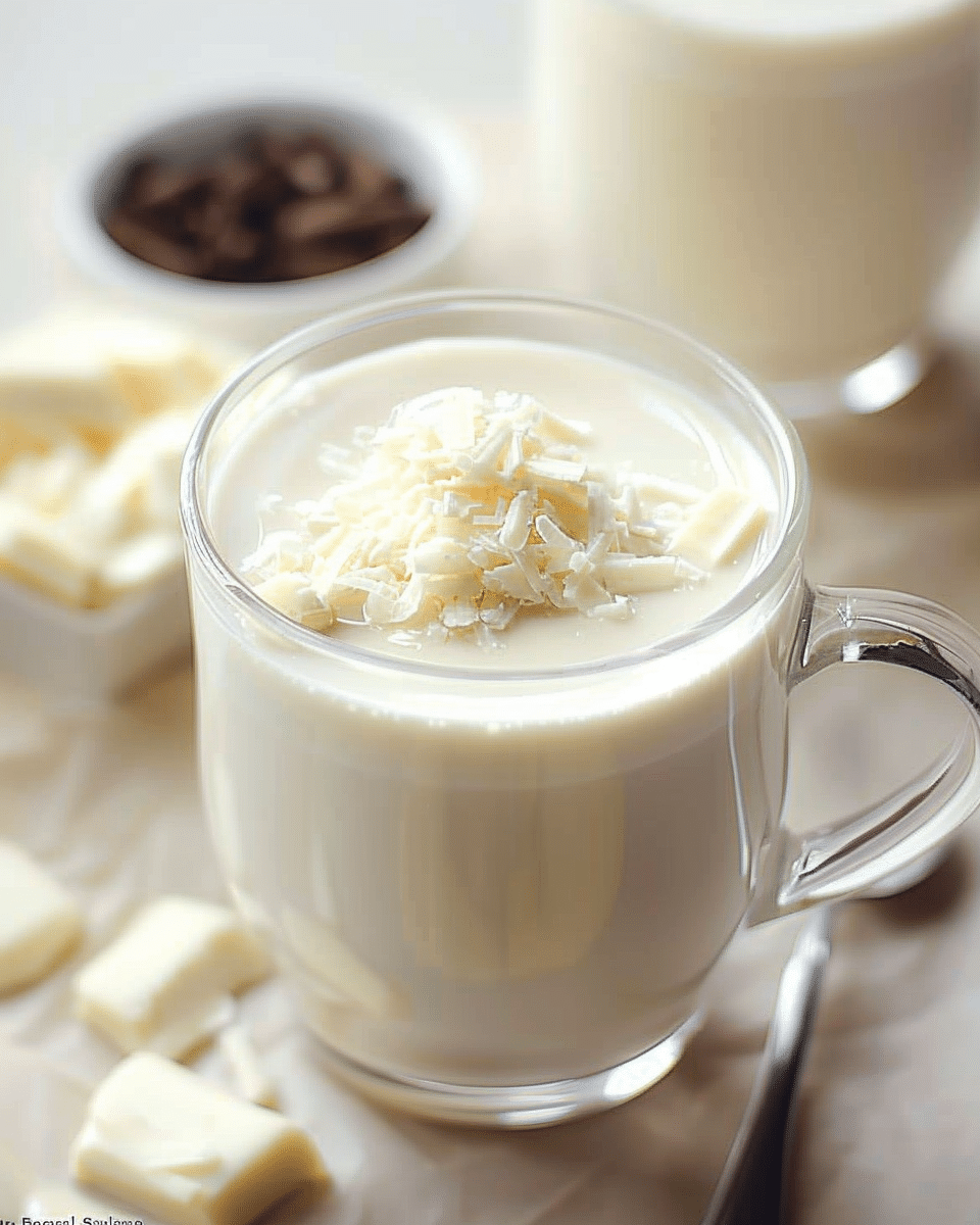 Homemade White Hot Chocolate