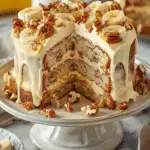 Luscious Vanilla Banana Walnut Cake