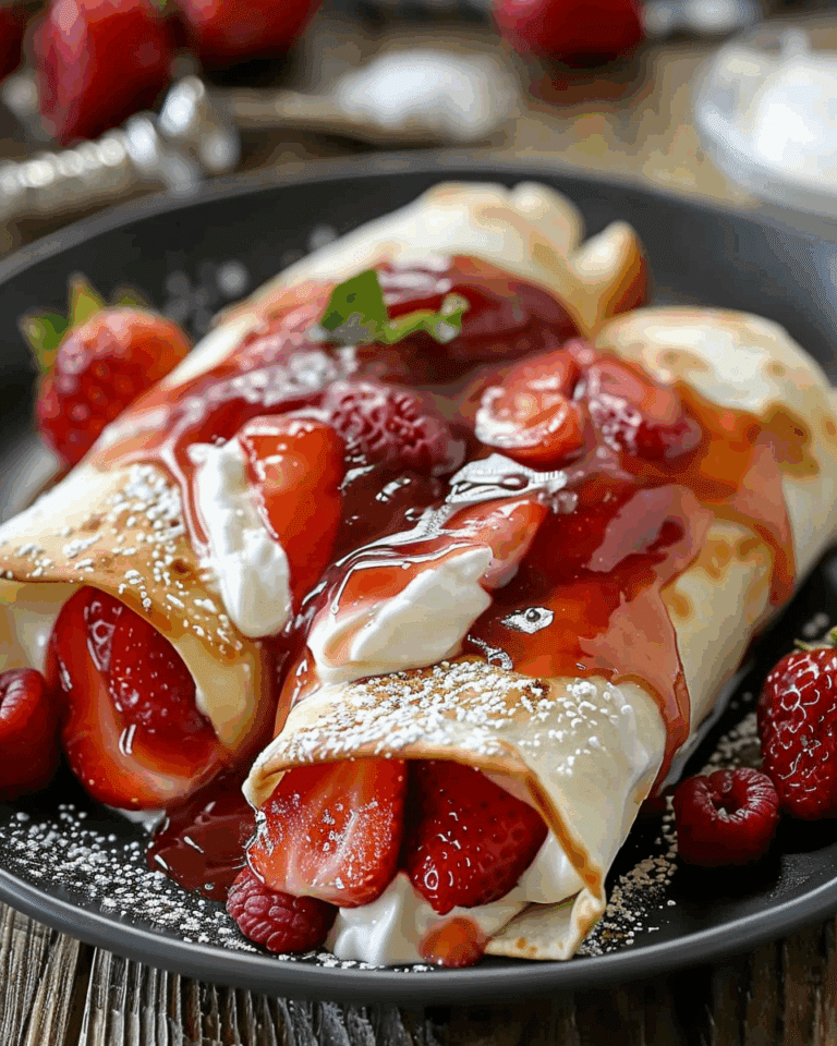 Strawberry Chimichangas