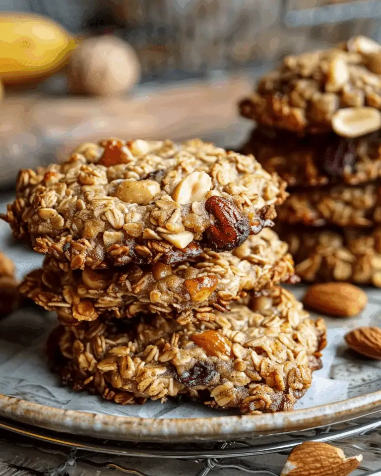 Mini Banana Nut Breakfast Cookies