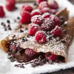 Chocolate Raspberry Crêpes