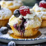 Blueberry Pancake Muffins