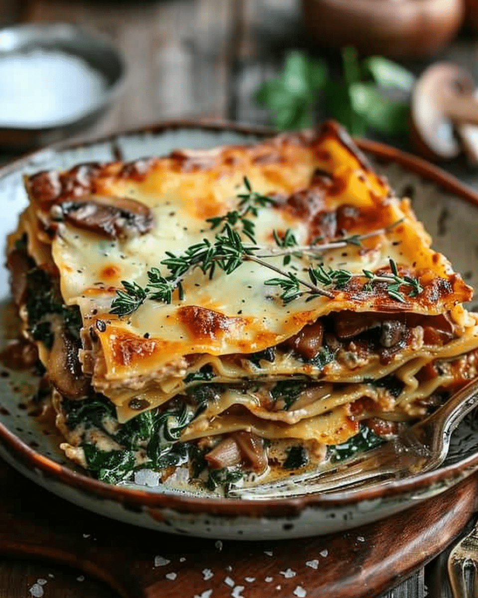 Mushroom Lasagna