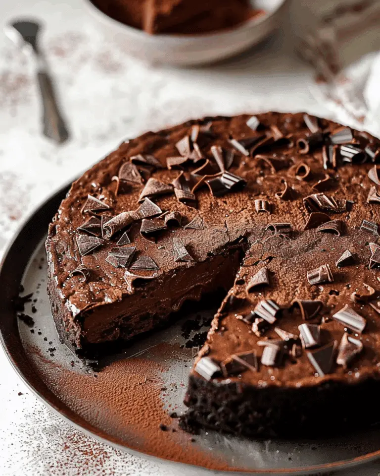 Torta Caprese (Italian Flourless Chocolate Almond Cake)