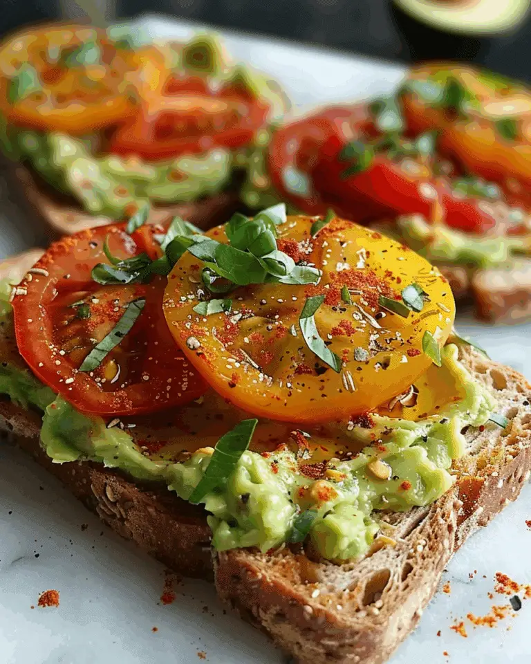 Avocado Tomato Toast