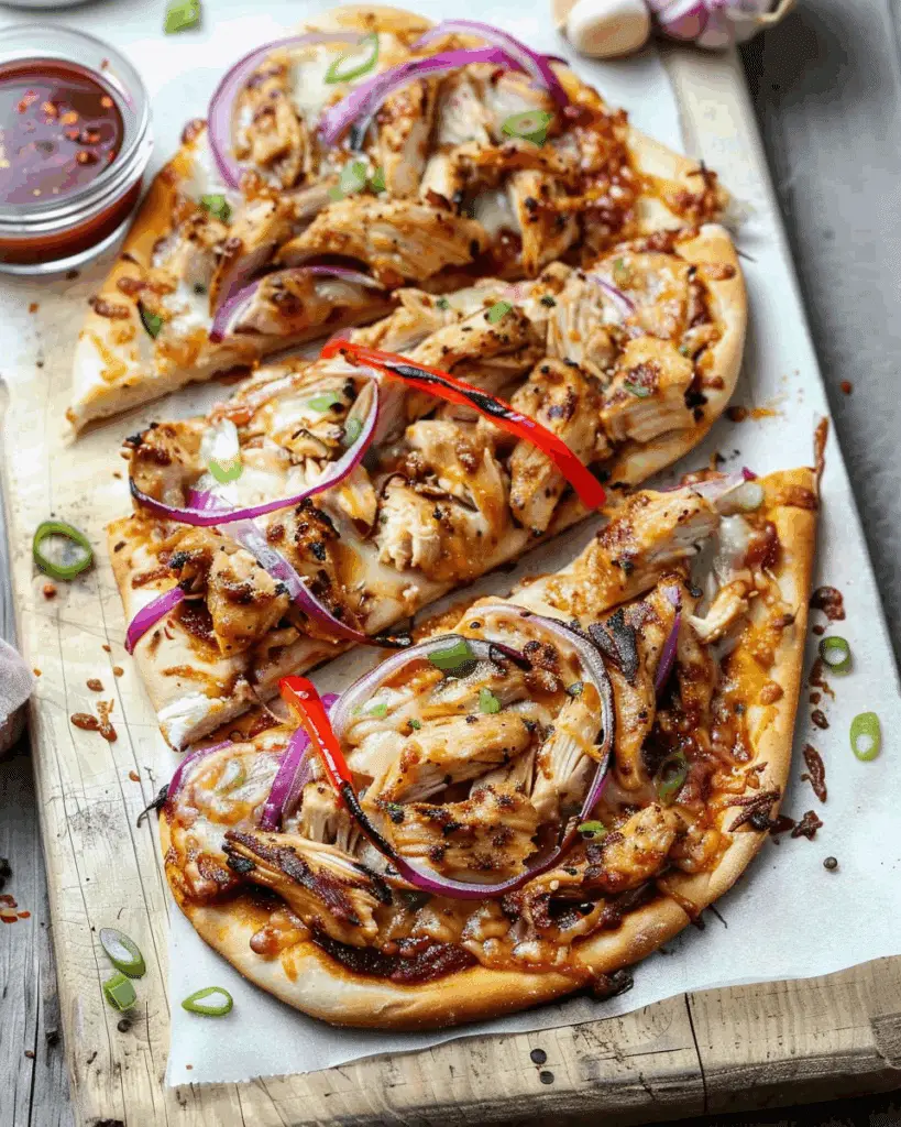 BBQ Chicken Flatbread Pizza