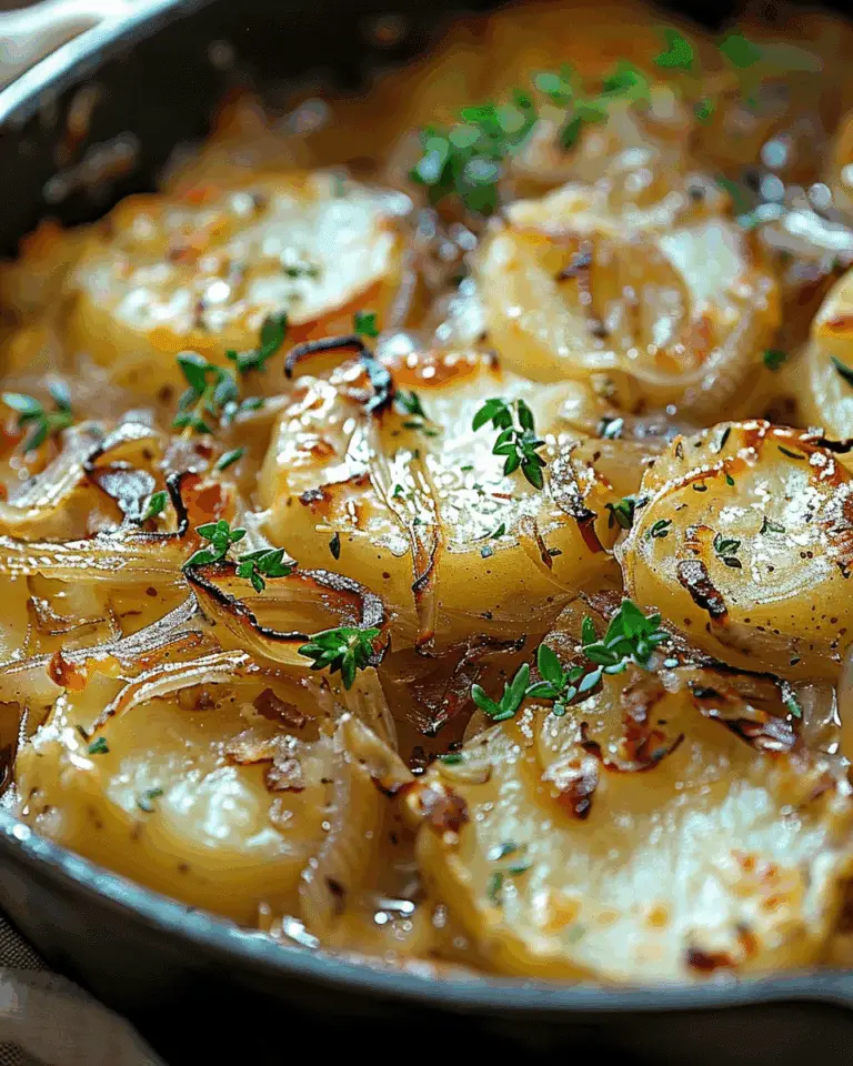 Easy French Onion Potato Bake