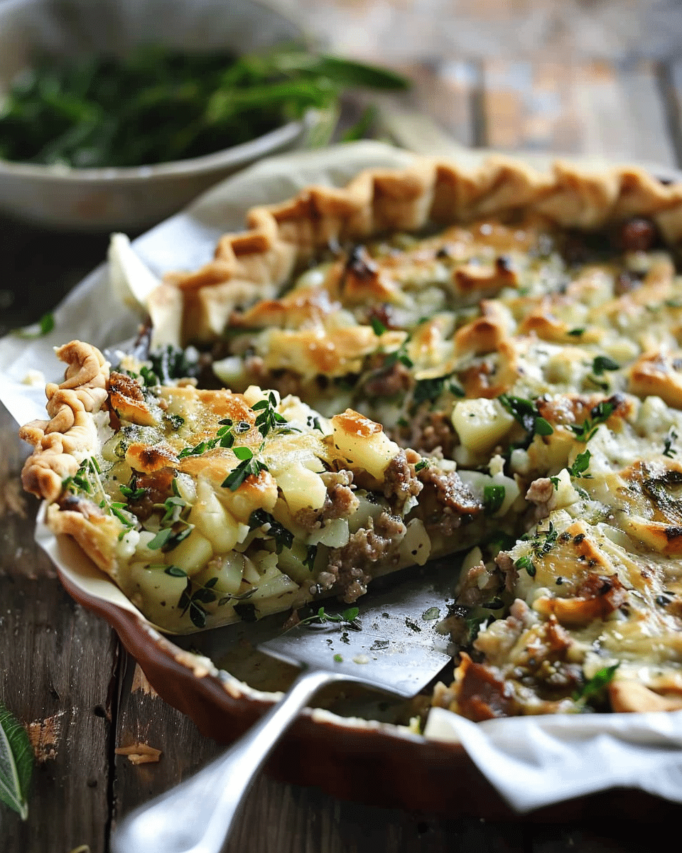 Sausage Potato Pie Recipe