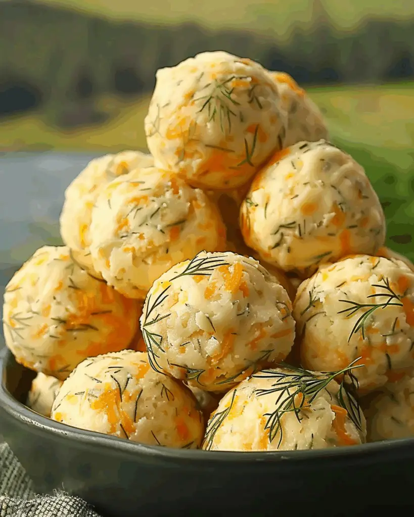 Dill Cheddar Cheese Balls