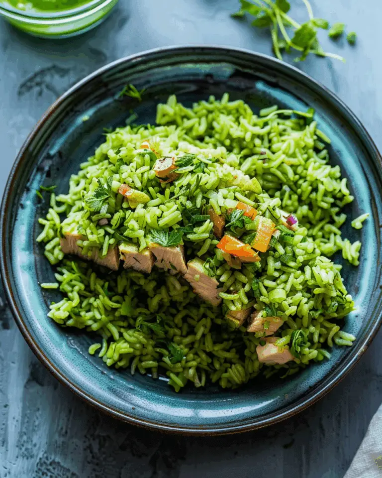 How To make A Green Rice