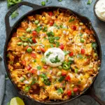 One Pan Chicken Enchilada Skillet