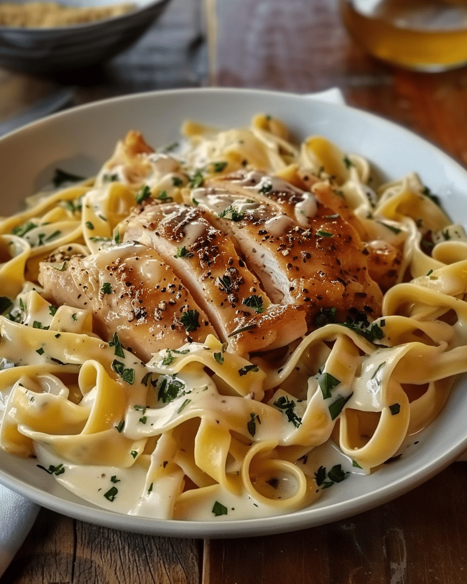 Chicken with Buttered Noodles