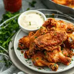 Crispy Crunchy Mustard Fried Chicken Wings