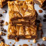 Coffee Caramel Blondies