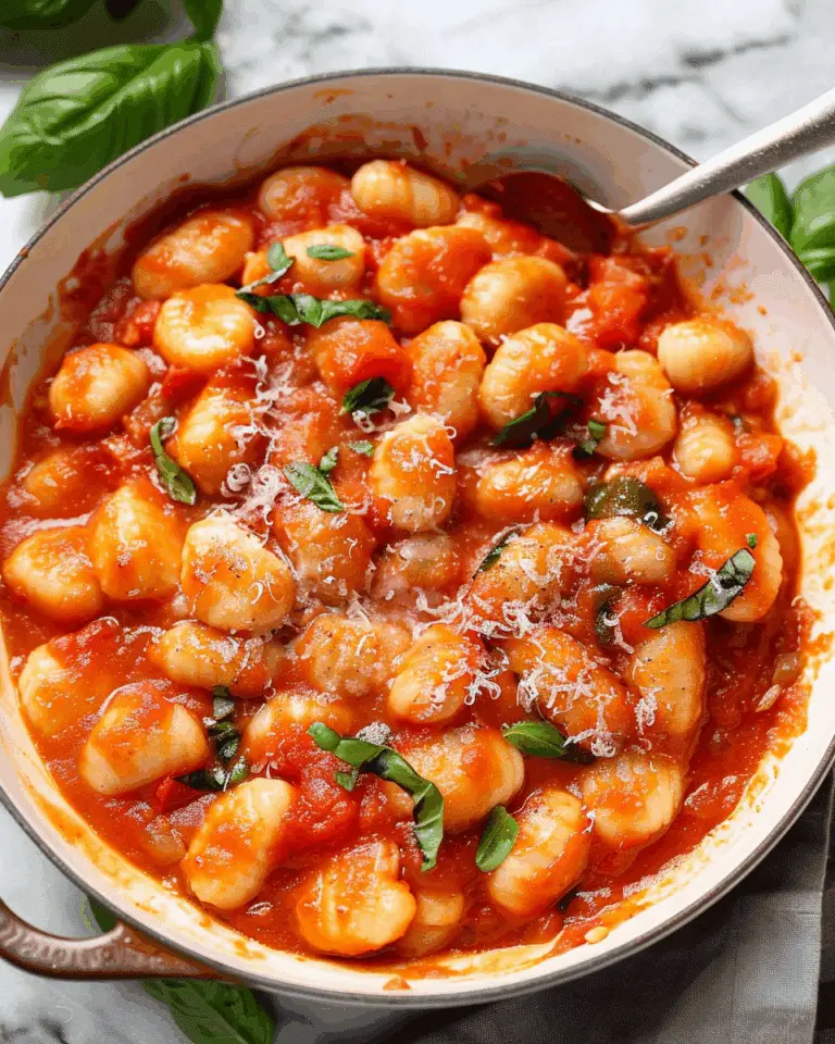 Gnocchi with Tomato Sauce