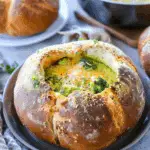 Broccoli Cheddar Soup in Bread Bowls