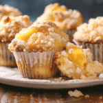 Peach Cobbler Muffins