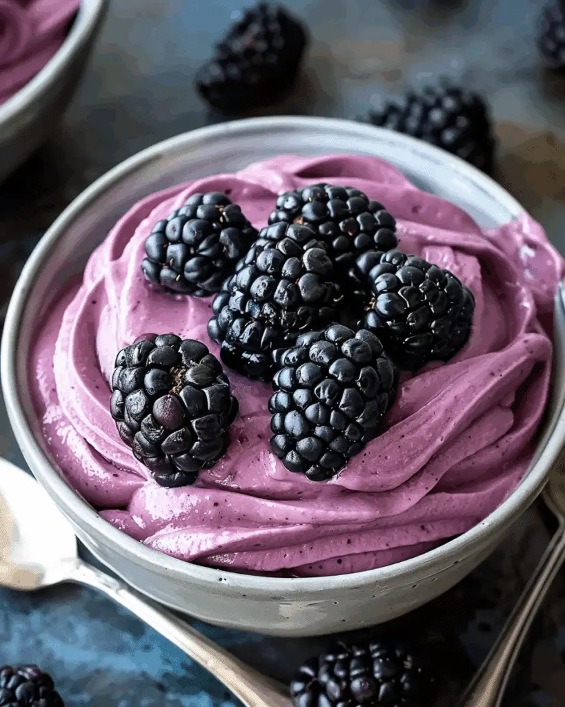 Blackberry Mousse