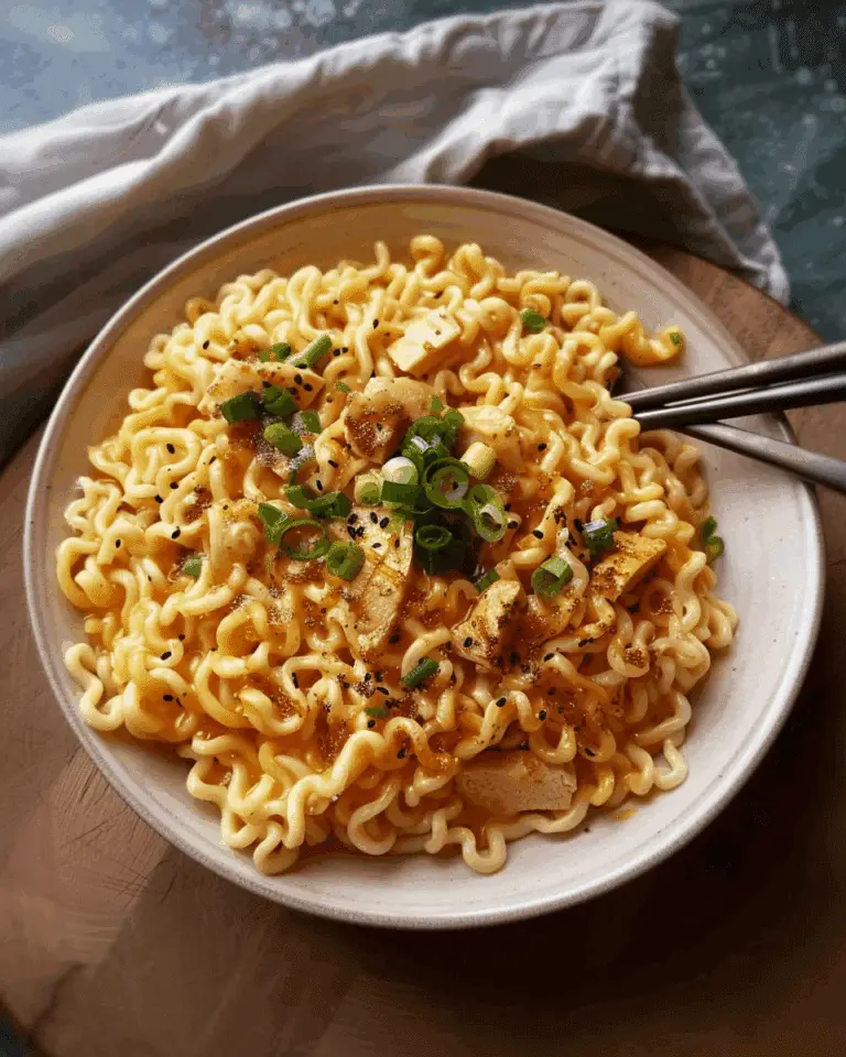 Cheesy Ramen Noodles