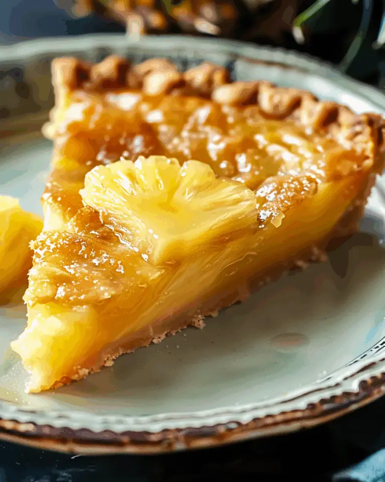 Easy Pineapple Pie