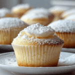 Fluffy Japanese Cotton Cheesecake Cupcakes
