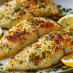 Garlic Parmesan Flounder